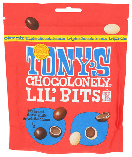 TONYS CHOCOLONELY CHOCOLATE BITES TRIPLE MX - 4 OZ