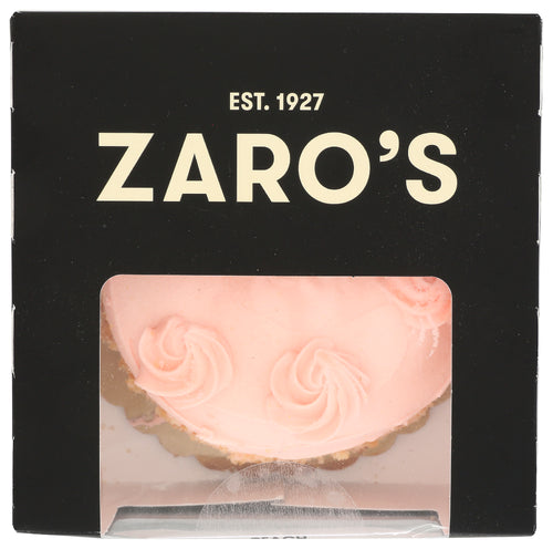 ZAROS FAMILY BAKERY CAKE PEACH CHAMPAGNE 4IN - 15.6 OZ