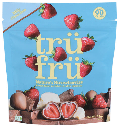 TRU FRU FRUIT FRZN CHC COV STWBRY - 8 OZ