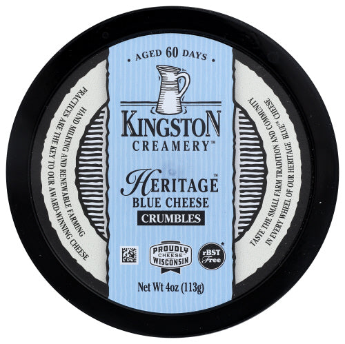 KINGSTON CREAMERY BLUE CHEESE CRUMBLE CUPS - 4 OZ