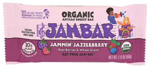 JAMBAR BAR JAMMIN JAZZLEBRY ORG - 2.12 OZ