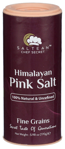 Saltean Chef Secret Salt Pnk Hml Crdbrd Shkr, 5.98 OZ.
