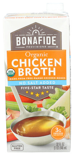 BONAFIDE BROTH CHICKEN NSA DRY - 32 FO