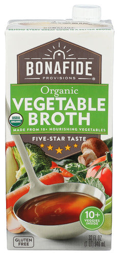 BONAFIDE BROTH VEGETABLE DRY - 32 FO