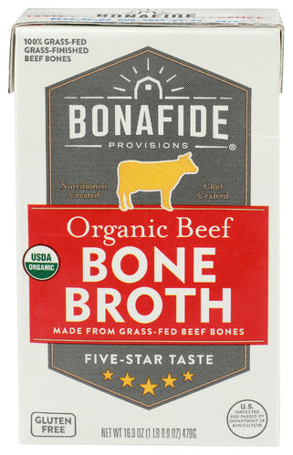 BONAFIDE BROTH BONE BEEF DRY - 16.9 FO