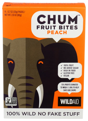 Chum 
Bites Fruit Peach 4Pk, 2.83 OZ.