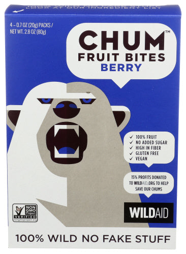 Chum 
Bites Fruit Berry 4Pk, 2.83 OZ.