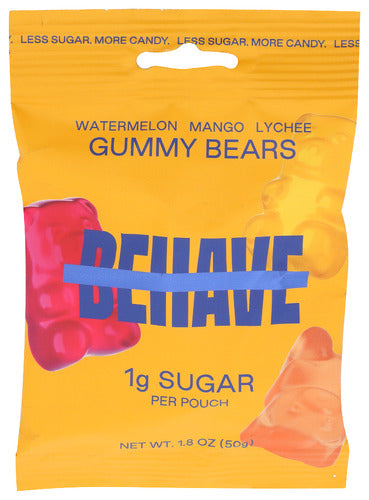 Behave Foods Inc 
Gummy Brs Watermln Mango, 1.8 OZ.