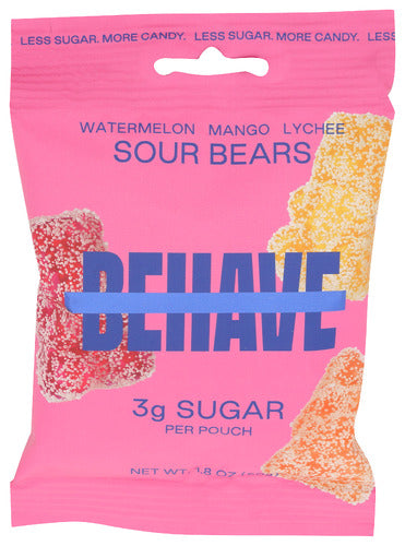 Behave Foods Inc 
Bears Sour Mngo Wtrmln, 1.8 OZ.