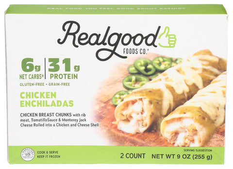 Real Good Foods Enchilada Chicken Grande, 9 OZ.