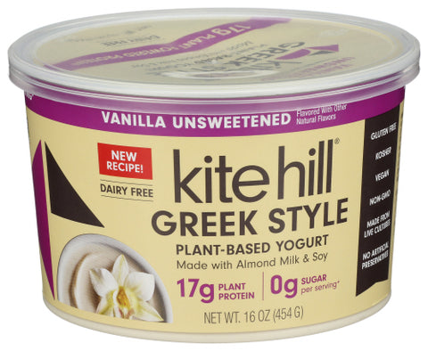 KITE HILL YOGURT GREEK VNILA UNSWTN - 16 FO