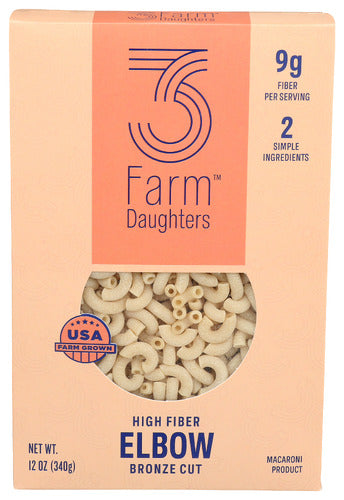 THREE FARM DAUGHTERS PASTA ELBOWS - 12 OZ