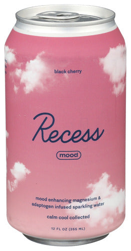 RECESS WATER SPRK BLACK CHERRY - 12 FO