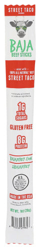 Baja Vida 
Beef Stick Street Taco, 1 OZ.