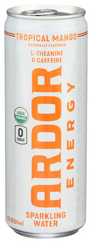 Ardor Organic Inc 
Enhanced Sparkling Water, 12 FO.