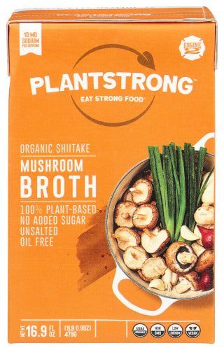 Plantstrong Broth Shiitake Mushroom, 16.9 FO.