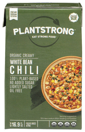 Plantstrong Chili White Bean Creamy, 16.9 FO.