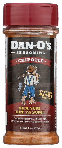 Dan Os 
Seasoning Hot Chipotle, 3.5 OZ.