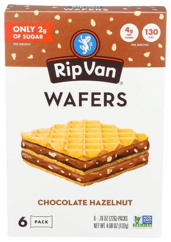 Rip Van Wafer Choc Hzlnt 6Pc Box, 4.68 OZ.