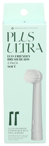 Plus Ultra Toothbrush Rplcmnt Heads, 2 EA.