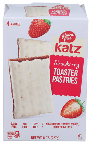 KATZ PASTRY TSTR STRAWBERRY - 8 OZ