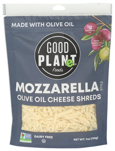 GOOD PLANET FOODS CHEESE MZZRLL OLVOL SHRD - 7 OZ