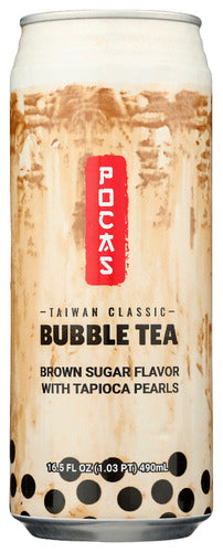 Pocas Tea Bubble Brown Sugar, 16.5 FO.