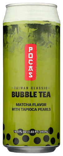 Pocas Tea Bubble Matcha, 16.5 FO.