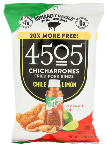 4505 Meats 
Pork Rinds Tajin, 2.7 OZ.