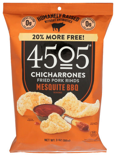 4505 Meats 
Pork Rinds Bbq, 3 OZ.