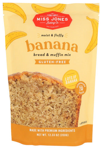 MISS JONES BAKING CO BREAD MIX BANANA - 12.35 OZ
