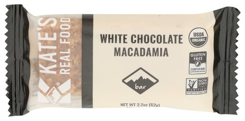 KATES REAL FOOD BAR ENRGY WHT CHOC MAC - 2.2 OZ