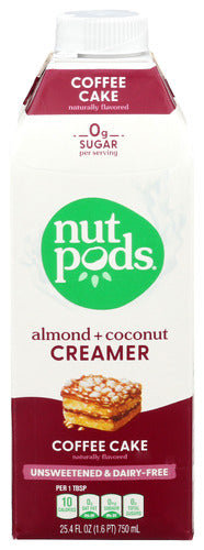 Nutpods Creamer Coffee Cake Unswt, 25.4 FO.