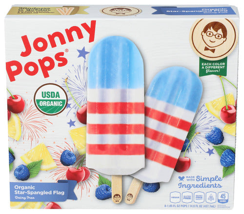 JONNYPOPS POPSICLE STAR SPNGLD ORG - 14.8 FO