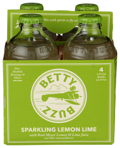 Betty Buzz 
Cktl Mxr Lemn Lime 4Pk, 36 FO.
