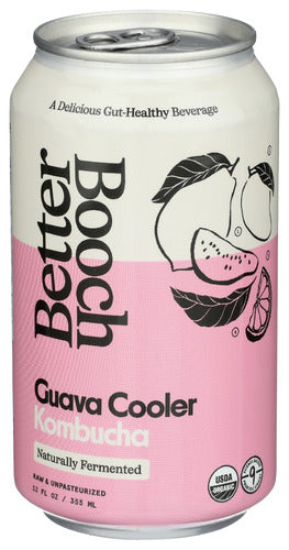 Better Booch 
Kombucha Guava Cooler, 12 FO.