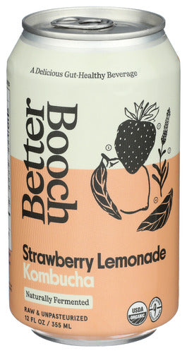 Better Booch 
Kombucha Strwbrry Lmnade, 12 FO.