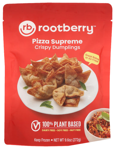Rootberry Llc Dumplings Pizza Supreme, 9.6 OZ