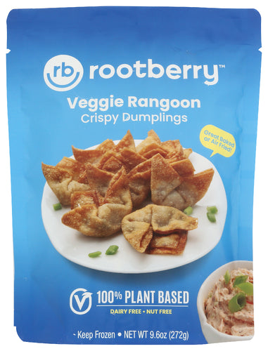 Rootberry Llc Dumplings Veggie Rangoon, 9.6 OZ