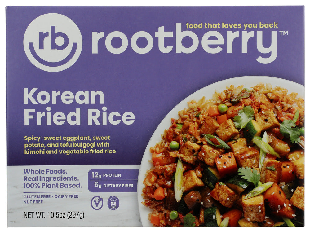 Rootberry Llc Entree Korean Fried Rice, 10.5 OZ.