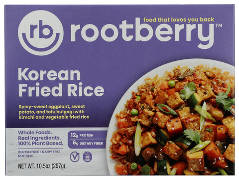 Rootberry Llc Entree Korean Fried Rice, 10.5 OZ.