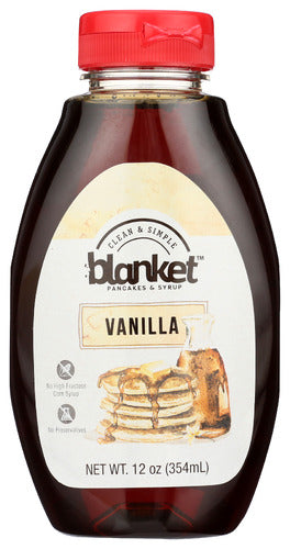 Blanket Pancakes And Syrup 
Syrup Vanilla, 12 OZ.