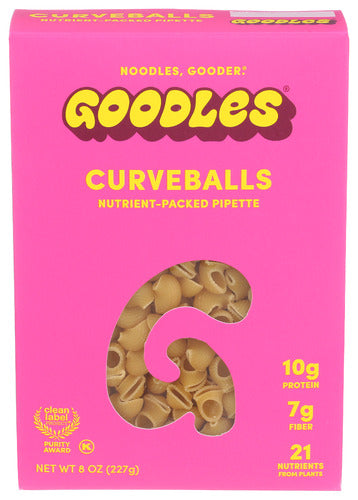 GOODLES PASTA PIPETTE CURVEBALLS - 8 OZ