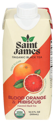 Saint James Brands Llc Tea Blk Blend Hibscs Org, 16 FO.