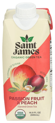 Saint James Brands Llc Tea Grn Pssn Frt Pch Org, 16 FO