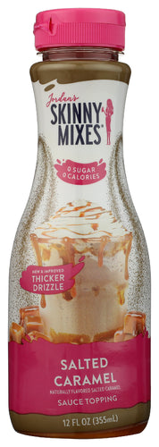 SKINNY MIXES SAUCE SALTED CARAMEL SF - 12 OZ
