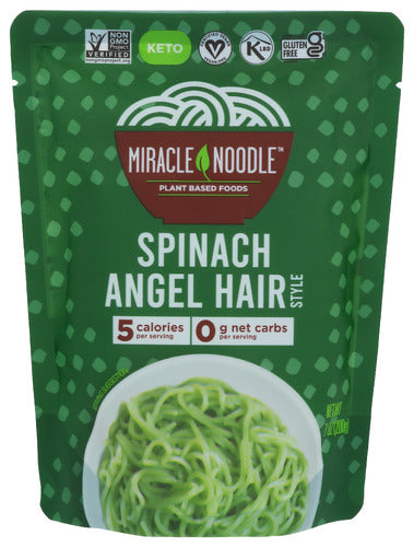 MIRACLE NOODLE NOODLE SPNCH ANGEL H RTE - 7 OZ