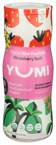 YUMI PUFFS STRWBRRY BASIL - 1.5 OZ