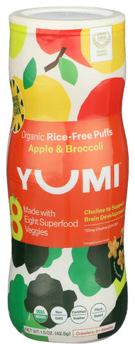 YUMI PUFFS APPLE BROCCOLI - 1.5 OZ