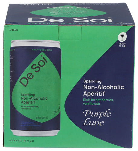 De Soi 
Na Mocktail Purple Lune 4Pk, 32 FO.